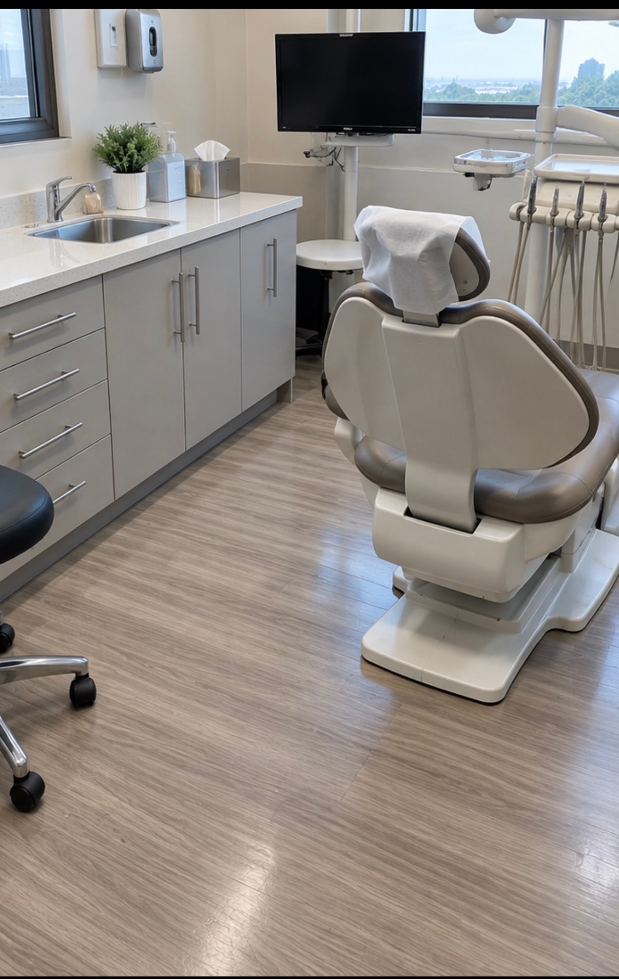 Dental Office after cleaning